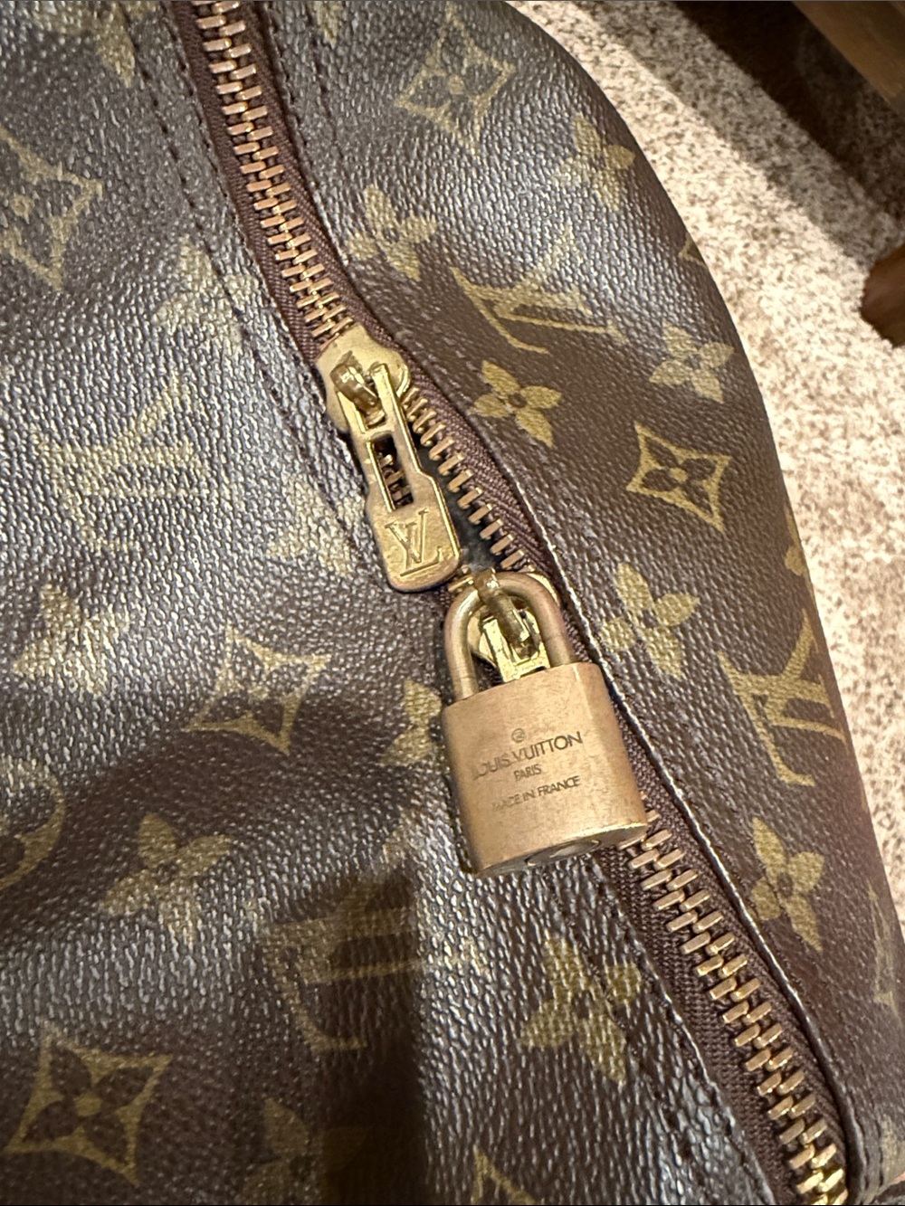 Louis Vuitton Brown Monogram Keep All 60 - Picture 8 of 15